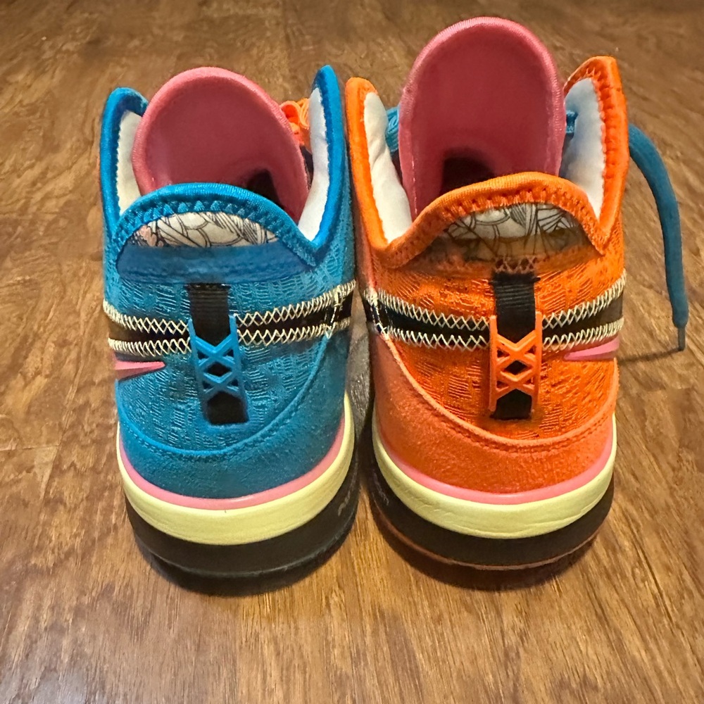 Nike LeBron NXXT Basketball Shoes Sneakers Blue Orange Barely Worn LBJ - Picture 5 of 6